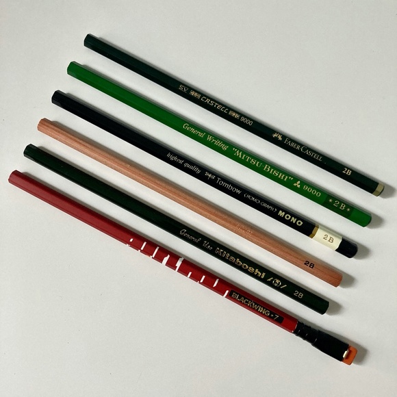 Artist’s Luxury Pencils 6-Pack (2B - Soft) - Picture 1 of 5
